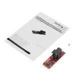 U.2 (SFF-8643) to M.2 PCI Express 3.0 x4 Host Adapter Card for 2.5” U.2 NVMe SSD