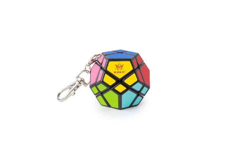 Compact Mini Meffert's Skewb puzzle with vibrant colors, perfect for on-the-go brain-teasing fun for ages 8 and up.