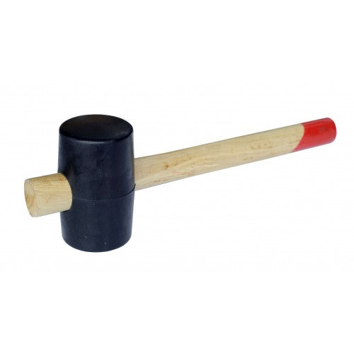 Rubber Mallets Wood Handled    Med   1lb