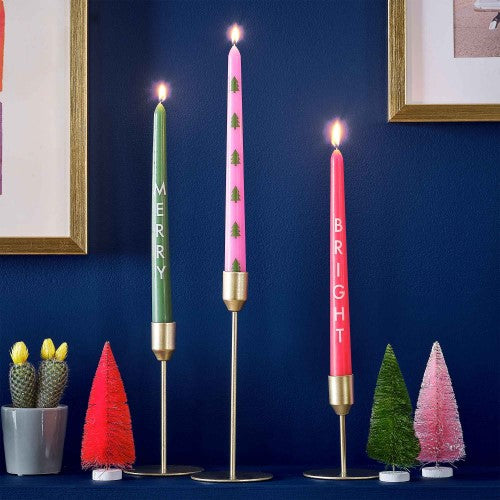 Merry & Bright Dinner Candles