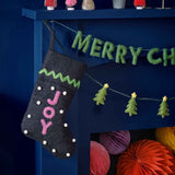 Merry & Bright Joy Felt Stocking - Pack of 75