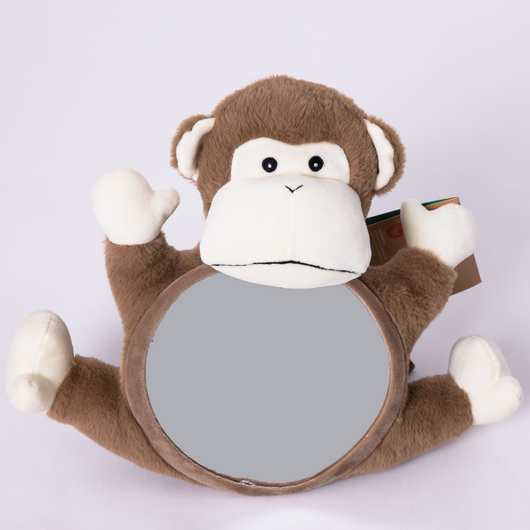 Baby in View Mirror - Moose Monkey
