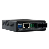 10/100 Mbps Fiber to Ethernet Media Converter - Multi Mode SC, 2 km Range, Compatible with Cisco & 3COM