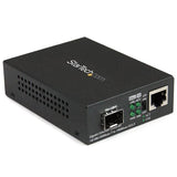 Gigabit Ethernet Fiber Media Converter with Open SFP Slot for High-Speed Network Extension