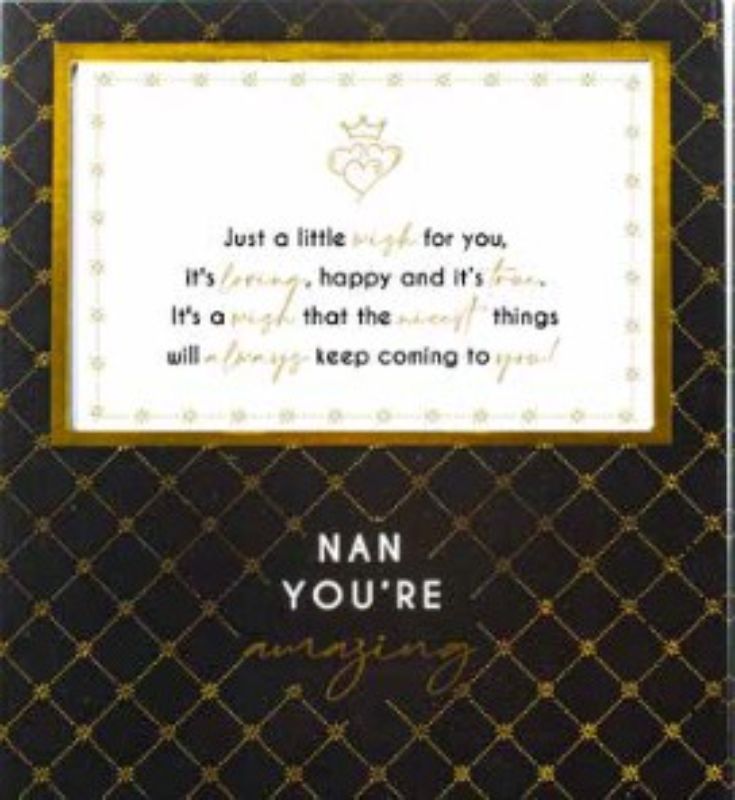 Nan You're Amazing 6x4 Photo Frame