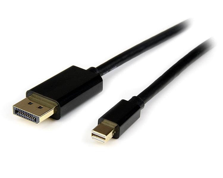 4m Mini DisplayPort to DisplayPort Adapter Cable for Laptops, Macs, Monitors & HDTVs