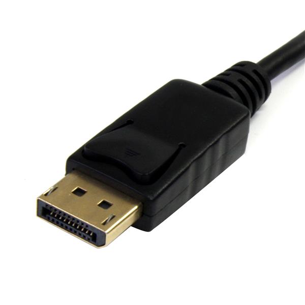 2m Mini DisplayPort to DisplayPort 1.2 Adapter Cable - 4K 60Hz Male to Male Connector