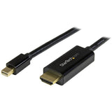 High-Speed Mini DisplayPort to HDMI Converter Cable - 3 ft - 4K Ultra HD for Surface Pro, MacBook