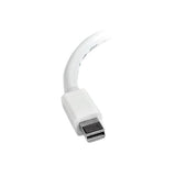 Mini DisplayPort to HDMI Adapter Converter - 1920x1200 Resolution, Audio Pass-Through, White