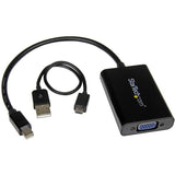 Mini DisplayPort to VGA Adapter with Audio for Microsoft Surface Pro & MacBook Air