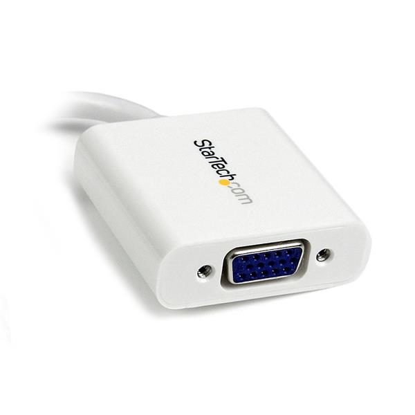 Mini DisplayPort to VGA Adapter Converter - High-Quality Video Output for Mac, PC & Projectors