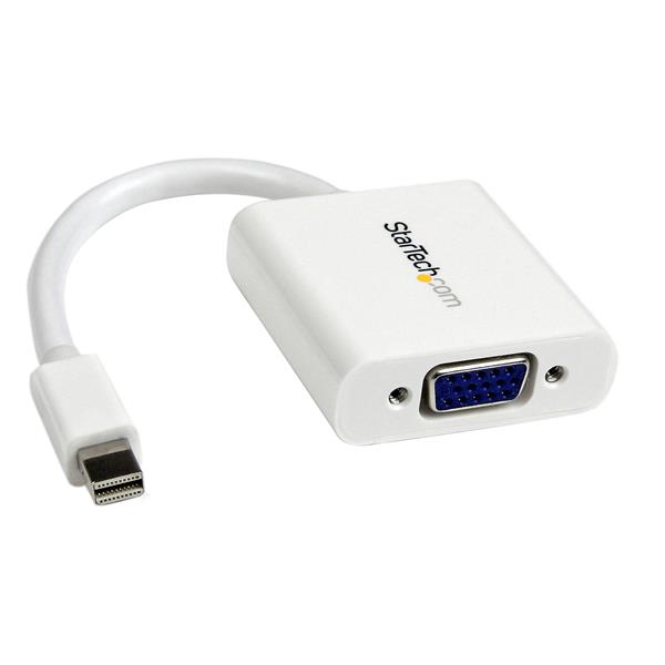 Mini DisplayPort to VGA Adapter Converter - High-Quality Video Output for Mac, PC & Projectors