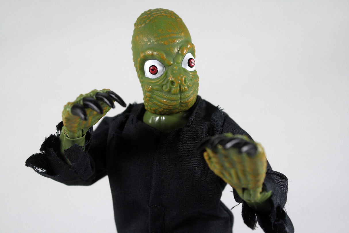 8-inch MEGO Mole People figurine with 14 points of articulation, detailed costume, and classic horror design.