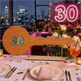30th Key – Rimu+ Paua (60mm Numbers) Milestone Key