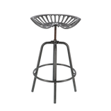 Tractor Bar Stool - Grey (50 x 48 x 70cm)