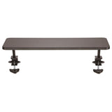 Extra Wide Clamp-On Monitor Riser Stand - Adjustable Height for Organizing Desk Space