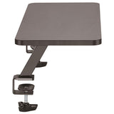 Extra Wide Clamp-On Monitor Riser Stand - Adjustable Height for Organizing Desk Space