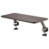 Extra Wide Clamp-On Monitor Riser Stand - Adjustable Height for Organizing Desk Space