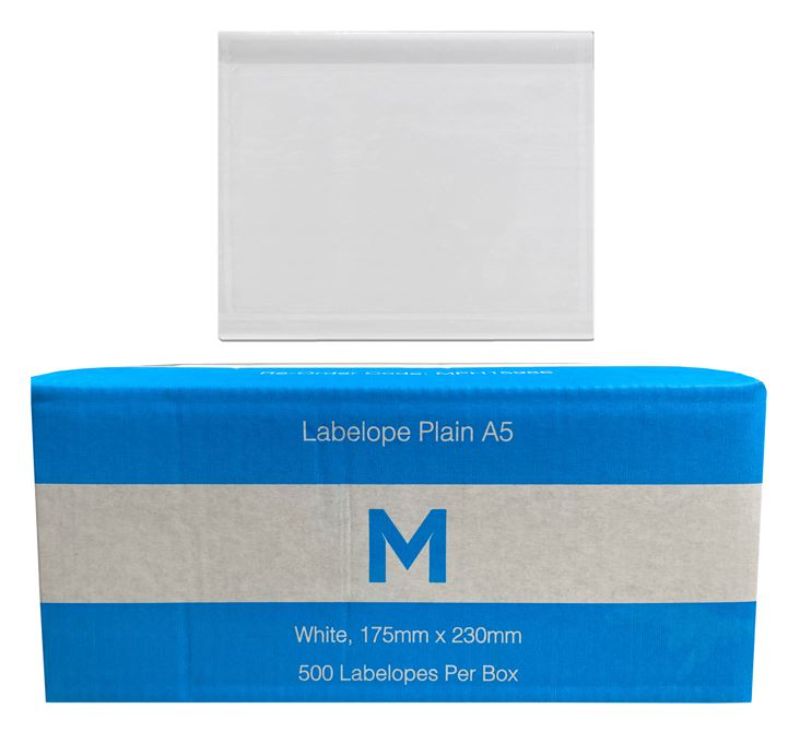 Labelope Plain A5 - White, 175mm x 230mm (Pack of 500)