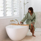 M/L Microplush Robe Sage