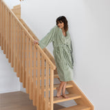 M/L Microplush Robe Sage