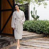 M/L Microplush Robe Stone- Bambury