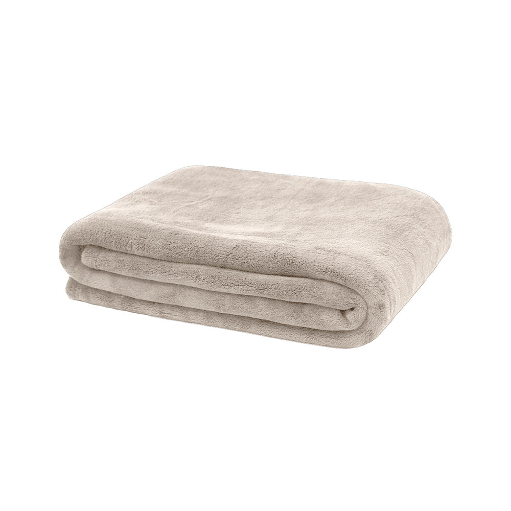 Microplush Throw Rug Stone- Bambury