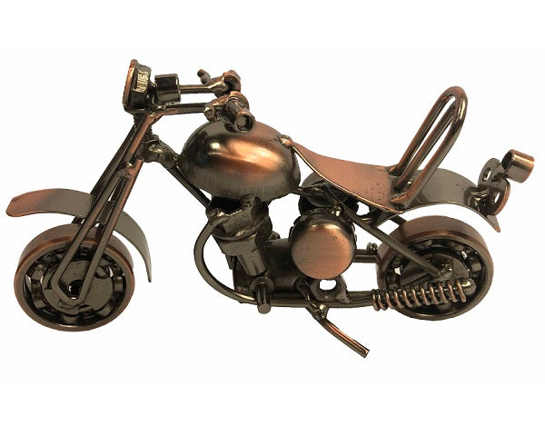 Ornament - Roadster Copper Motorbike 15cm