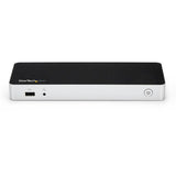 Dual Monitor USB C Docking Station for Windows with HDMI/DVI, supports 4K, 60W charging, and 5 USB ports for versatile connectivity.
