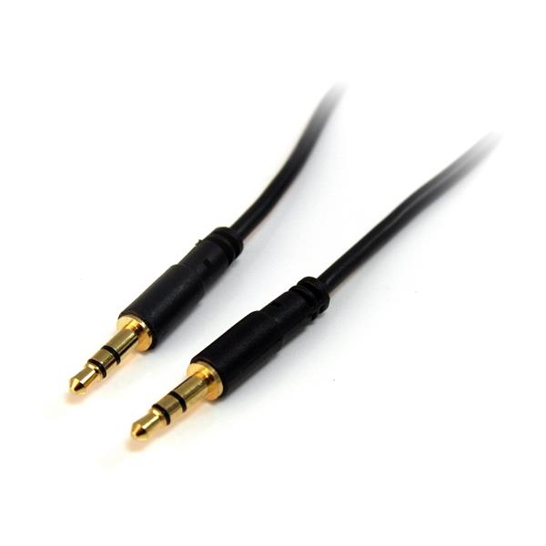 1.8m Slim 3.5mm Stereo Audio Cable for iPod, iPhone, MP3 - M/M - High-Quality Sound Connection