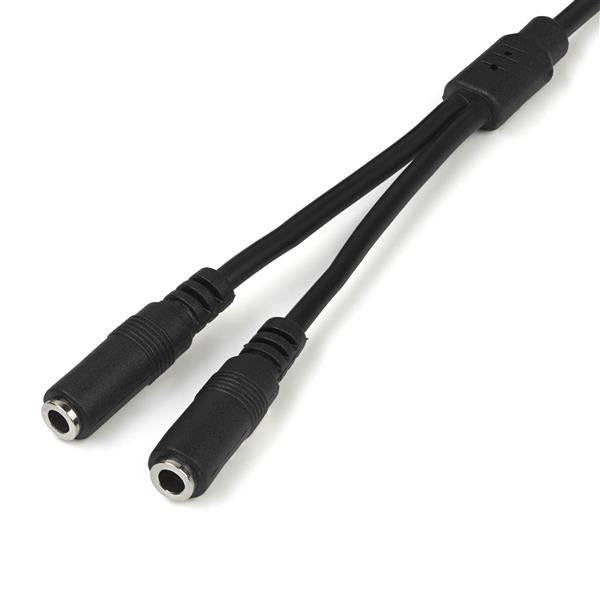 Premium 3.5mm Stereo Splitter Cable - 1 Male to 2 Female Audio Adapter for Headphones