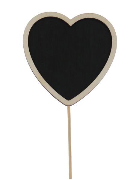Blackboard with a Natural Border - Heart