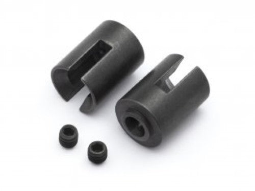 High-strength steel HD Centre Drive Cups for RC models, designed for durability in extreme driving conditions (2 pcs).