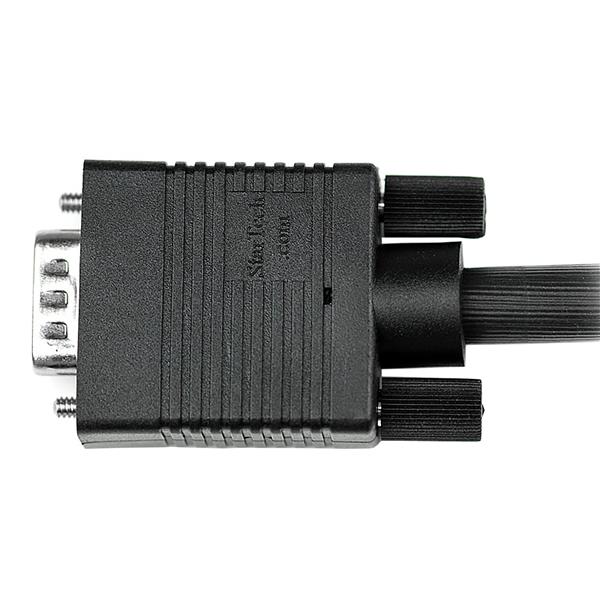 15m Coaxial VGA Cable for High-Resolution Monitors - HD15 M/M, 1920x1200 Support