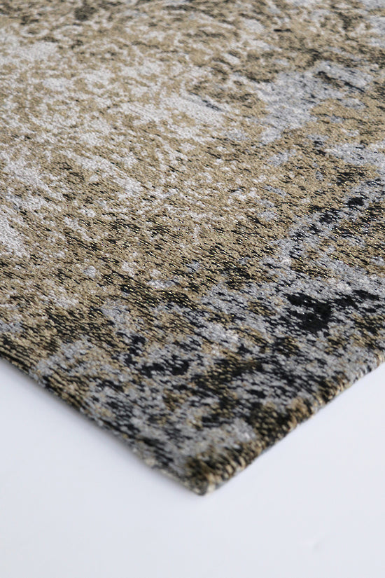 Floor Rug - Belgrave Maverick Navy/Gold (230cm) - OLLO