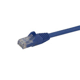 High-Quality Cat6 Patch Cable 0.5m with Snagless RJ45 Connectors - Blue Ethernet Cable for Gigabit Network