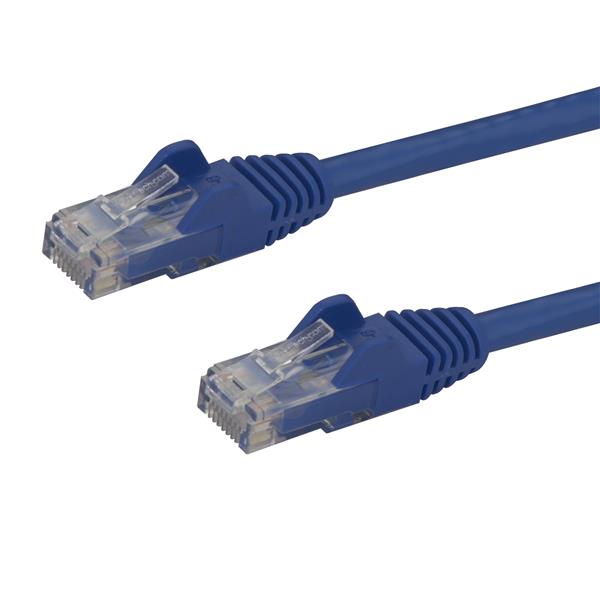 High-Speed Cat6 Ethernet Patch Cable - Snagless RJ45 Connectors, 5m, Blue for Home and Office