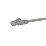 Premium 5m Cat6 Ethernet Patch Cable with Snagless RJ45 Connectors - Gray, High-Performance