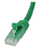 High-Speed Cat6 Ethernet Patch Cable - 5m with Snagless RJ45 Connectors, Green - Reliable Gigabit Network