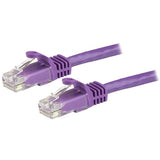 7.5m Snagless CAT6 Ethernet Cable - Purple Patch Cord, ETL Verified for 10 Gigabit Performance