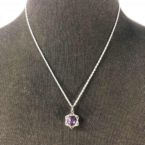 Pendant - Amethyst Star Protection