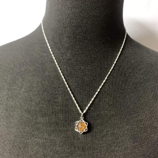 Pendant - Tigers Eye Star Grounding