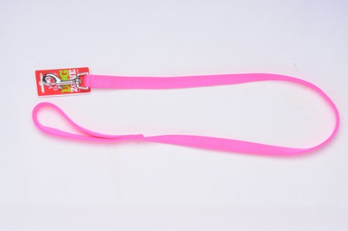 Taurus Nylon Dbl Thickness Lead 19mm X 105cm Hot Pink