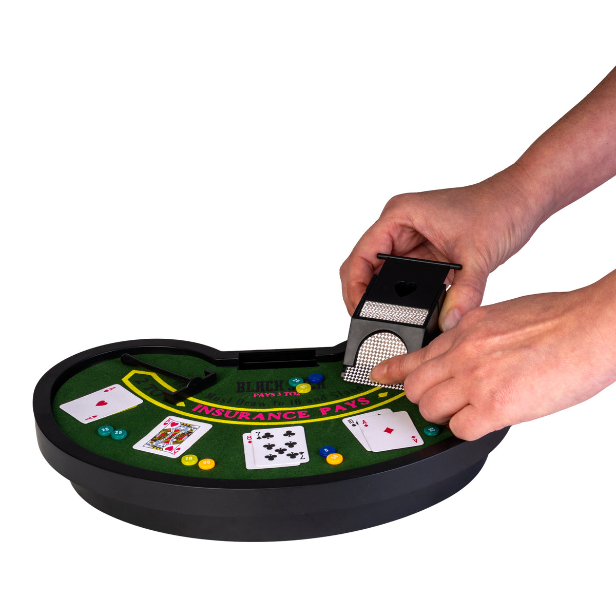 Mini Blackjack Table Game Set