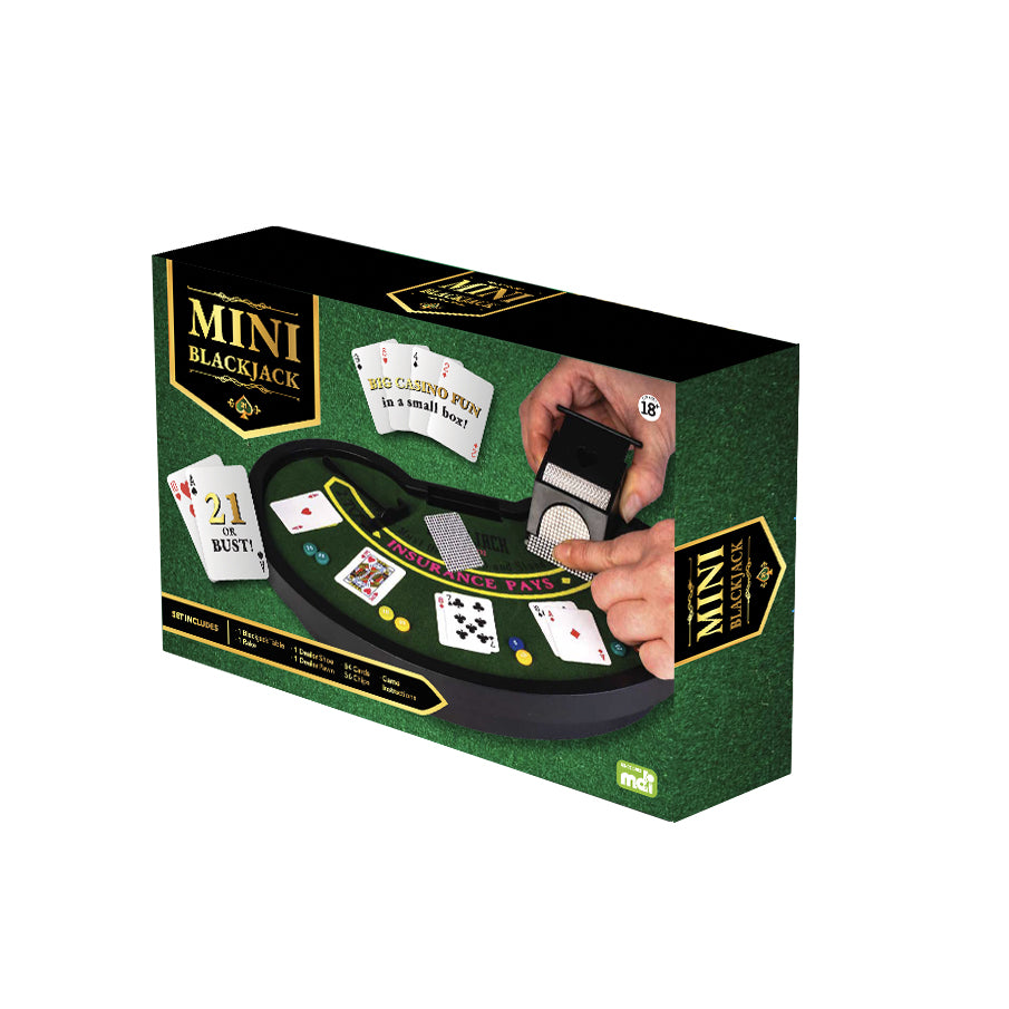 Mini Blackjack Table Game Set