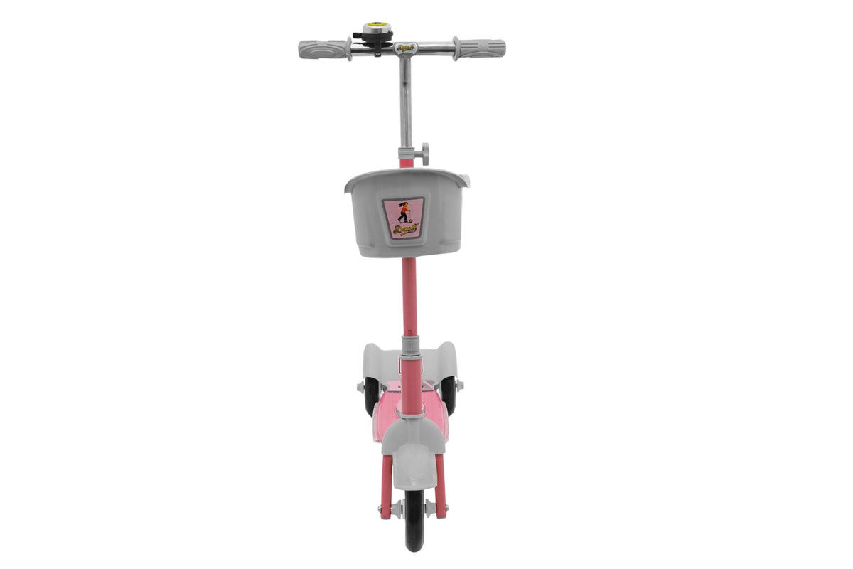 Kids Noody Foldable Scooter With Twin Rear Wheels DSC-140 Pink