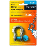 Nu-D Tested Shackle Easy Open Key Bow 8mm X 1500kg