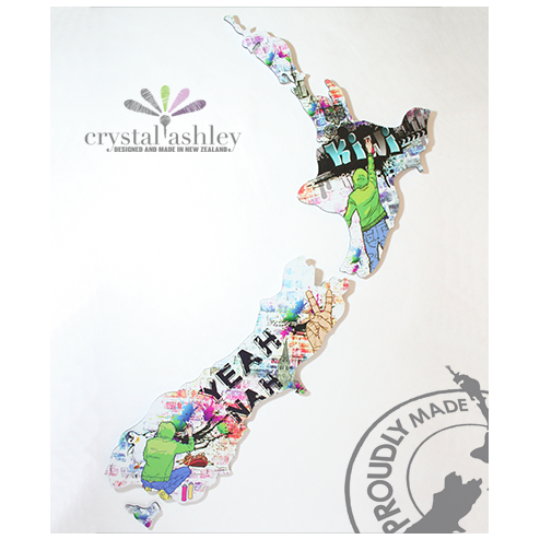NZ - Graffiti - Wall Art - Large (ACM)