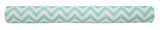 Gloss White Gift Wrapping Paper Mint Chevron Stripes