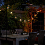 Table Clamp w/ Solar Lights - Black (220cm)